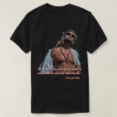 CAPITAINE RON - "Si nous nous perdons, il fau Tシャツ (デザイン正面)