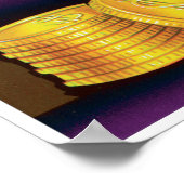 Capital Gain Guadalupe California Vegetables Gold ポスター (角)