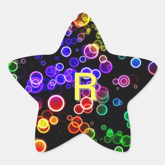 Capital Rステッカー 星シール (正面)