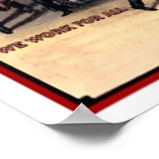 CAPITALISM Pyramid of capitalism ポスター (角)