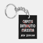 capitis diminutio maxima non serviam キーホルダー (正面左)