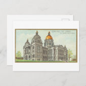 Capitol建物インDes Moines，アイオワ，ヴィンテージ ポストカード (正面/裏面)