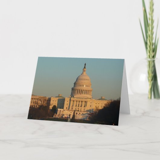 Capitol atクリスマスワシントンDCホリデイ シーズンカード (正面)