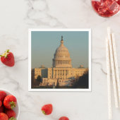 Capitol atクリスマスワシントンDCホリデイ スタンダードカクテルナプキン (インサイチュ)