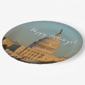 Capitol atクリスマスワシントンDCホリデイ ペーパープレート (アングル)