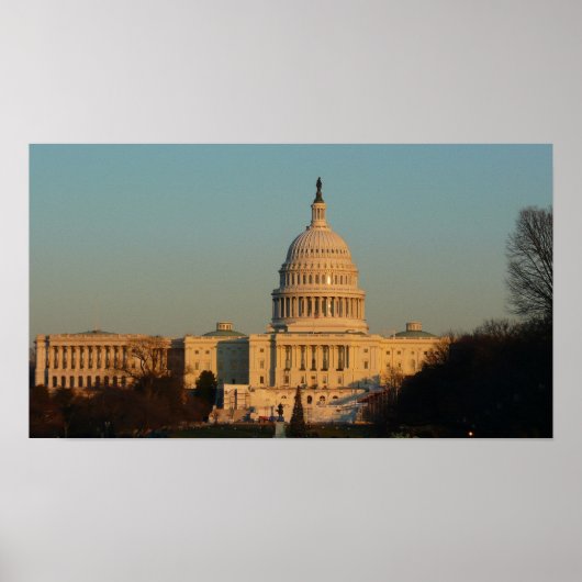 Capitol atクリスマスワシントンDCホリデイ ポスター (正面)