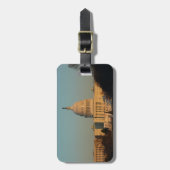 Capitol atクリスマスワシントンDCホリデイ ラゲッジタグ (正面縦)