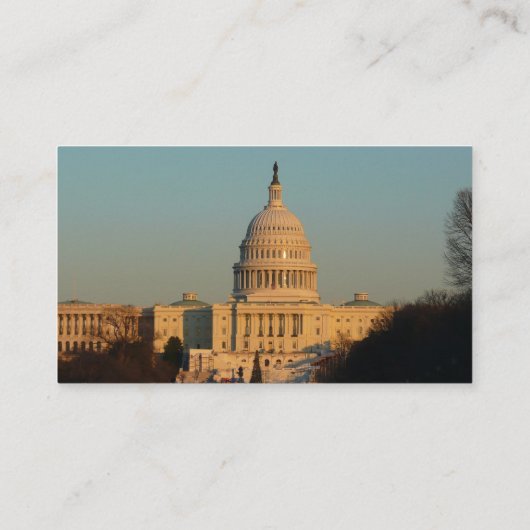 Capitol atクリスマスワシントンDCホリデイ 名刺 (裏面)