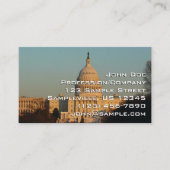 Capitol atクリスマスワシントンDCホリデイ 名刺 (正面)