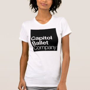 Capitol Ballet Companyの女性の素晴らしいジャージーのTシャツ Tシャツ