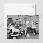 Capitol Barber Shop, 1938 ポストカード (正面/裏面)
