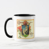 Capitol Orange LabelLindsay（カリフォルニア州） マグカップ (左)