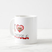 Capitola、カリフォルニア コーヒーマグカップ (正面左)