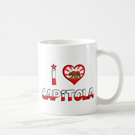 Capitola、カリフォルニア コーヒーマグカップ (右)