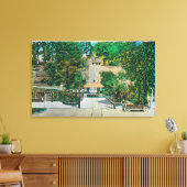 Capitola StepsCapitola（カリフォルニア州） キャンバスプリント (インサイチュ (リビング))