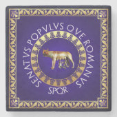 Capitolineのオオカミ ストーンコースター (正面)