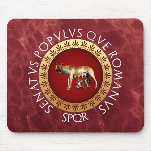 Capitolineのオオカミ マウスパッド (正面)