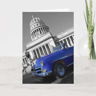 Capitolioの古く青い車 カード