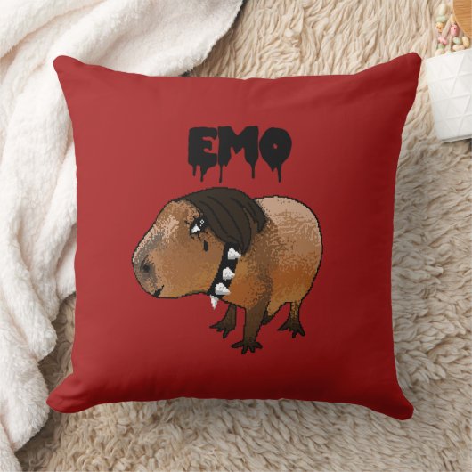 Capivara Emo クッション (ブランケット)