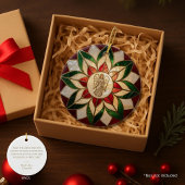 Capiz-Inspired Angel Parol  セラミックオーナメント