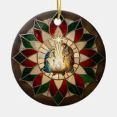 Capiz-Inspired Nativity Parol  セラミックオーナメント (正面)