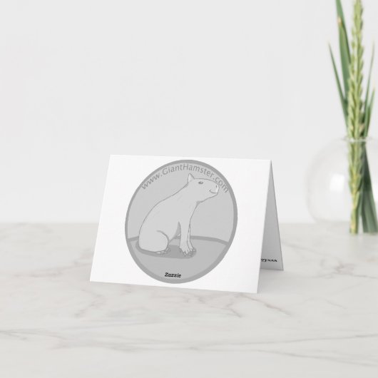 Caplin RousからのCapyの誕生日 カード (裏面)