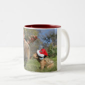 Caplin Rousのクリスマスのマグ ツートーンマグカップ (正面右)