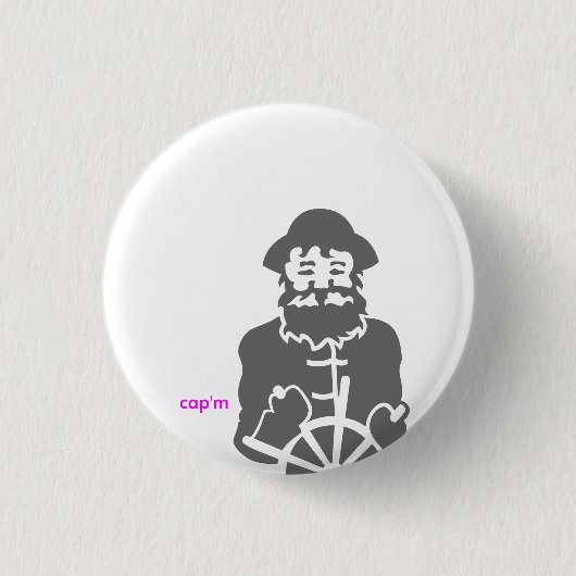 cap'm 缶バッジ (正面)