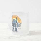 Cap'nのエドによって曇らされるマグによるOldTech フロストグラスマグカップ (正面左)