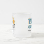 Cap'nのエドによって曇らされるマグによるOldTech フロストグラスマグカップ (中央)