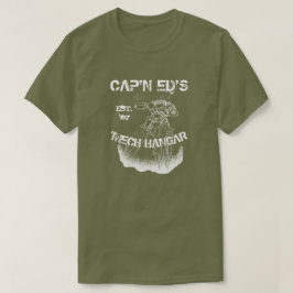 Cap'nエドの「機械式の格納庫のTシャツ Tシャツ