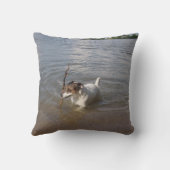 CapoフォンOppenheimジャックラッセルテリア、犬 クッション (裏面)