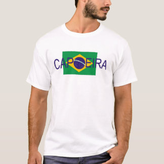 capoeiraのブラジルの旗 tシャツ
