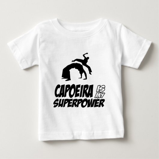 capoeira私の超出力 ベビーTシャツ (正面)