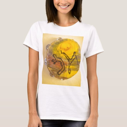 capoeira音楽情熱の斧のワイシャツ tシャツ (正面)