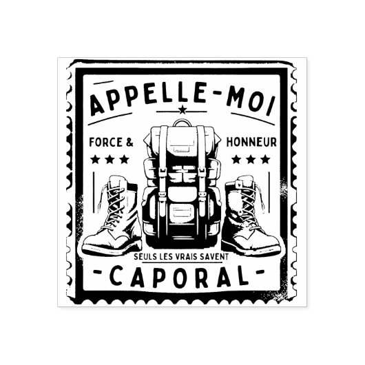 CAPORAL: Tampon Militaire ラバースタンプ (インプリント)