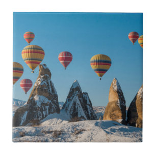 Cappadociaで風船のようにふくらむ熱気 タイル
