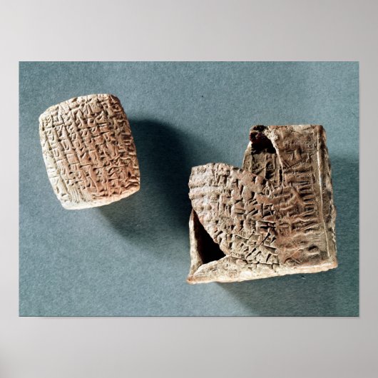 Cappadocian手紙と封筒，トルコから ポスター (正面)