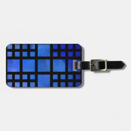 Cappanella V1 -青い正方形 ラゲッジタグ