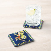 Cappielloのアールデコの"Gancia"の広告のコースターセット コースター (右側)