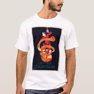 Cappiello著苦いカンパリ Tシャツ