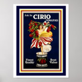 Cappiello Ad Poster-Cirio Tomatoes 12 x 16 ポスター (正面)