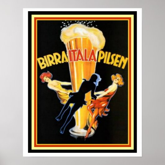 Cappiello Birra Itala Pilsenポスター16 x 20 ポスター (正面)