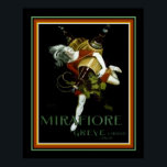 Cappiello Deco Ad for Mirafiore Greve 16 x 20 ポスター<br><div class="desc">もう一つカラフル、アールデコ、Leonetto Cappielloによる広告。ミラフィオーレの強欲のためのこの1つ</div>