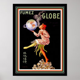 Cappiello Fumez Globe広告ポスター12 x 16 ポスター