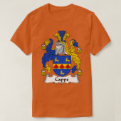 Capps Coat of Arms Family Crest Tシャツ (デザイン正面)