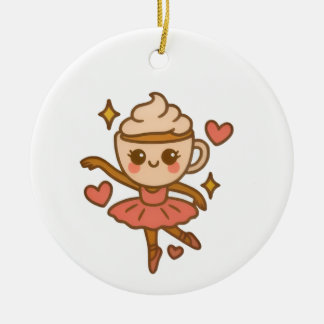 Cappuccina Ballerina Italian Ausweis セラミックオーナメント