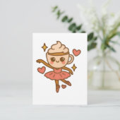 Cappuccina Ballerina Italian Ausweis ポストカード (スタンド正面)
