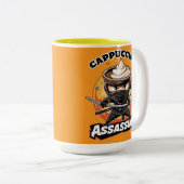 Cappuccino Assassino Coffee Lovers Italian Brainro ツートーンマグカップ (正面右)