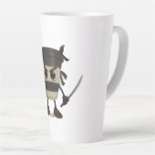 Cappuccino Assassino Funny Italian カフェラテマグ (右アングル)